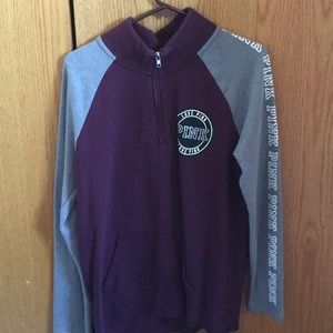 Pink Victoria Secret LARGE crewneck sweater